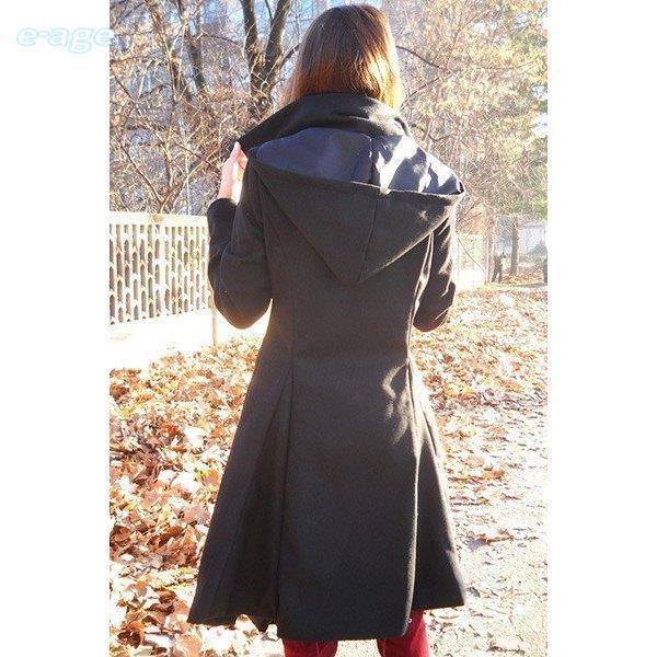 新入庫 チェスターコート ハーフコート フード付き フレア レディース アウター 秋冬 ウエストシェイプ シンプル 無地 新入庫 チェスターコート ハーフコート フード付き フレア レディース アウター 秋冬 ウエストシェイプ シンプル 無地