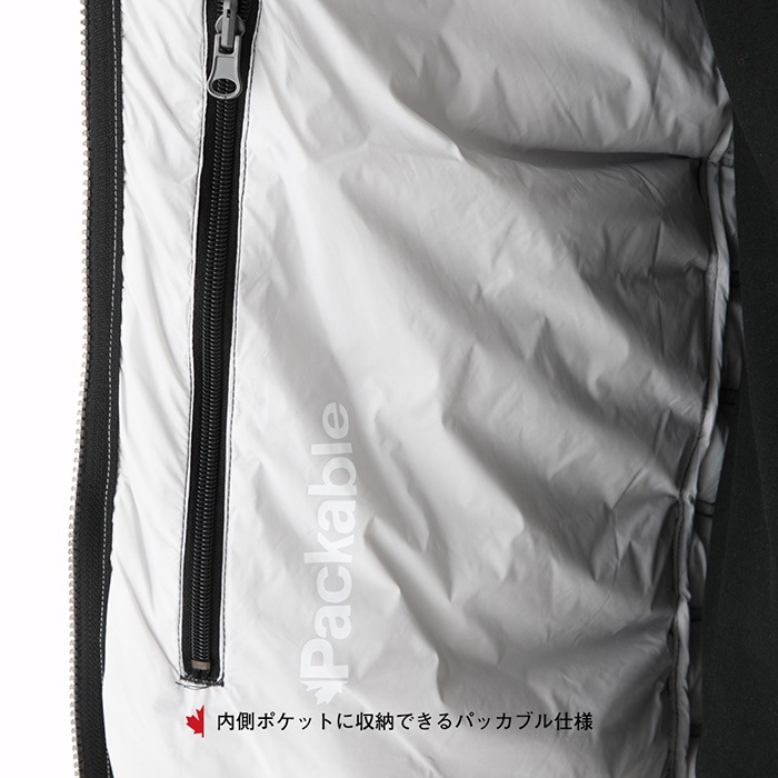 パジャールカナダ スカイラー メンズ パッカブル 中綿ジャケット アウター ナイロン パーカー