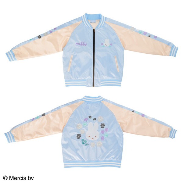 5905020700 miffy ミッフィー フラワーシャワーミッフィー スカジャン(L)