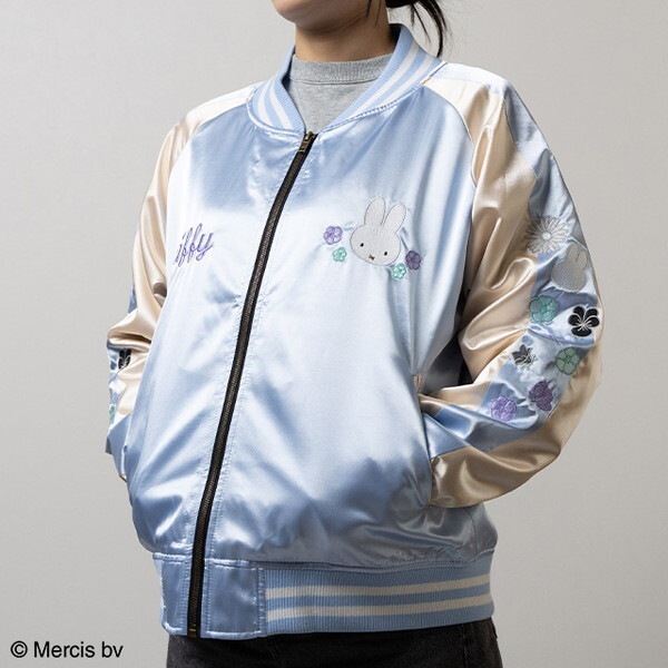 5905020700 miffy ミッフィー フラワーシャワーミッフィー スカジャン(L)