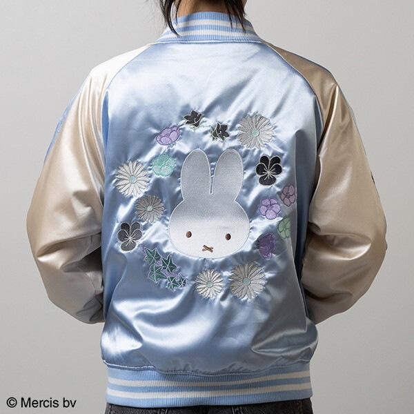 5905020700 miffy ミッフィー フラワーシャワーミッフィー スカジャン(L)