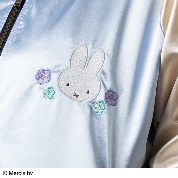 5905020700 miffy ミッフィー フラワーシャワーミッフィー スカジャン(L)