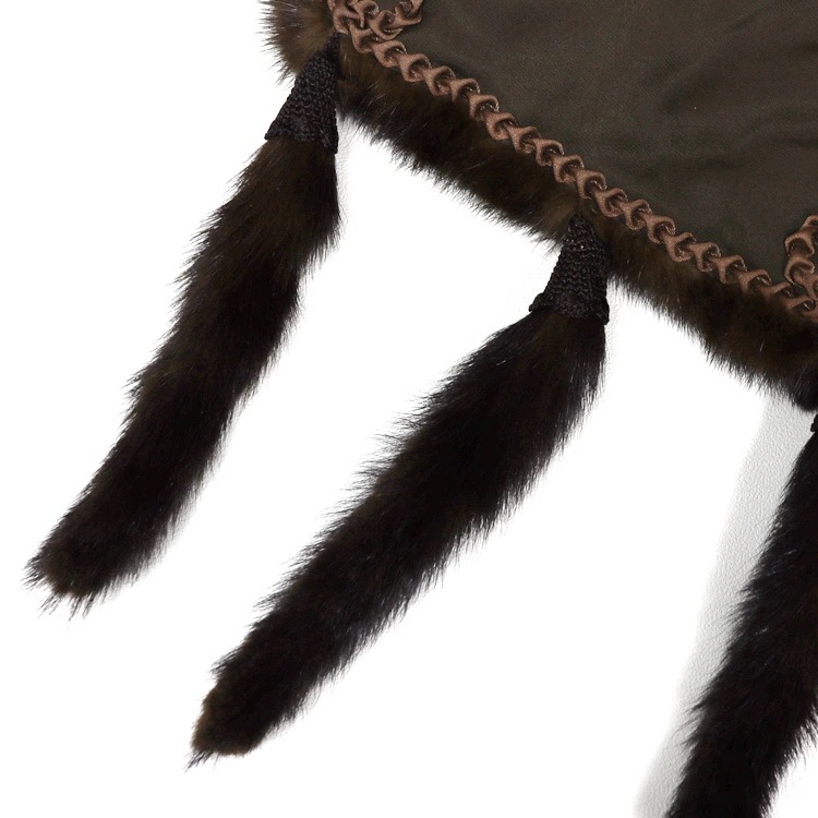 ミンク ファー ストール ダークブラウン エレガント 裏地付 美艶 毛皮 ショール 送料無料 レディース ギフト プレゼント