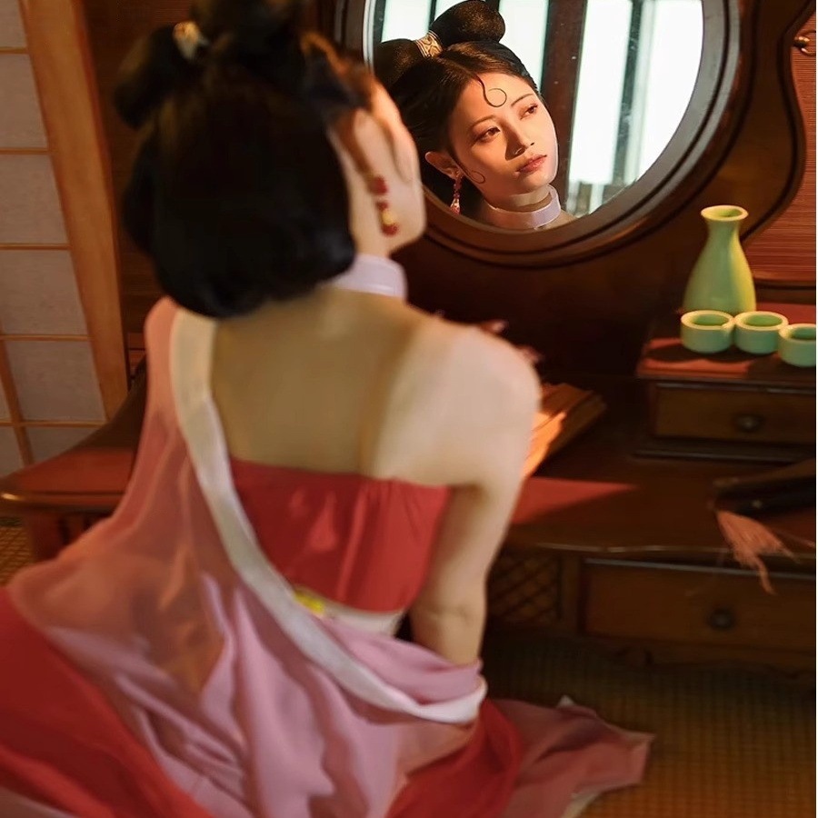 妲己cos服小さいオレンジ同じタイプ純粋な欲漢服女性時代長いタイプ古なショー服装ダンス服 妲己cos服小さいオレンジ同じタイプ純粋な欲漢服女性時代長いタイプ古なショー服装ダンス服