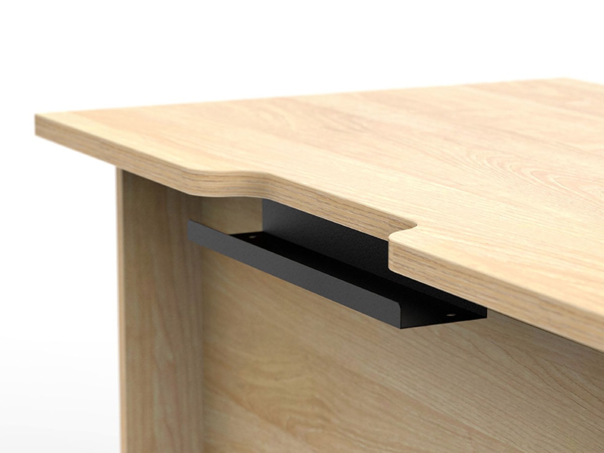 オフィスデスク 引出し付 幅100x奥行70cm 木製 プラン デスク 事務机 机 パソコンデスク オフィス収納 木目調 ナチュラル ウォールナット ホワイト 白 ブラック 黒 収納 法人限定