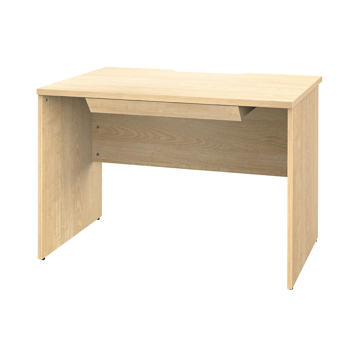 オフィスデスク 引出し付 幅100x奥行70cm 木製 プラン デスク 事務机 机 パソコンデスク オフィス収納 木目調 ナチュラル ウォールナット ホワイト 白 ブラック 黒 収納 法人限定