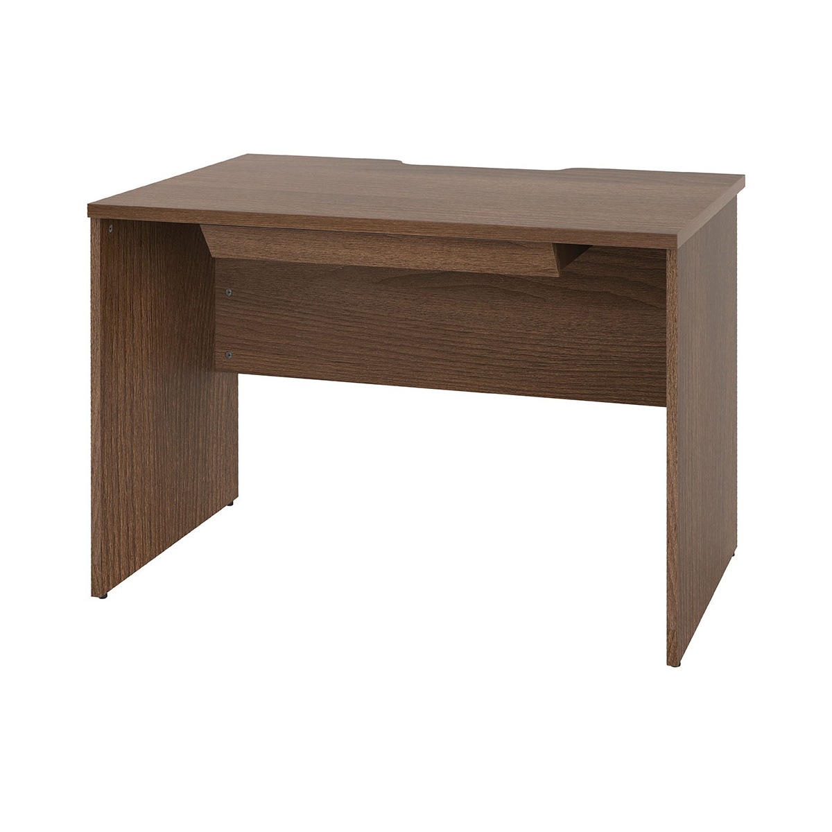 オフィスデスク 引出し付 幅100x奥行70cm 木製 プラン デスク 事務机 机 パソコンデスク オフィス収納 木目調 ナチュラル ウォールナット ホワイト 白 ブラック 黒 収納 法人限定