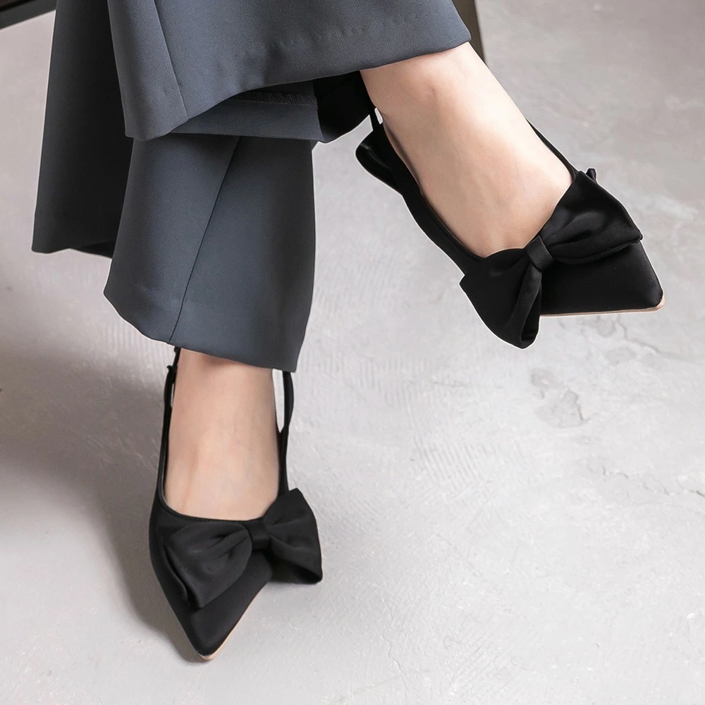 リボン バックストラップ パンプス ポインテッドトゥ 靴 シューズ ハイヒール ヒール シルバー ブラック 結婚式 お呼ばれ オケージョン パーティーシューズ 送料無料 リボン バックストラップ パンプス ポインテッドトゥ 靴 シューズ ハイヒール ヒール シルバー ブラック 結婚式 お呼ばれ オケージョン パーティーシューズ 送料無料