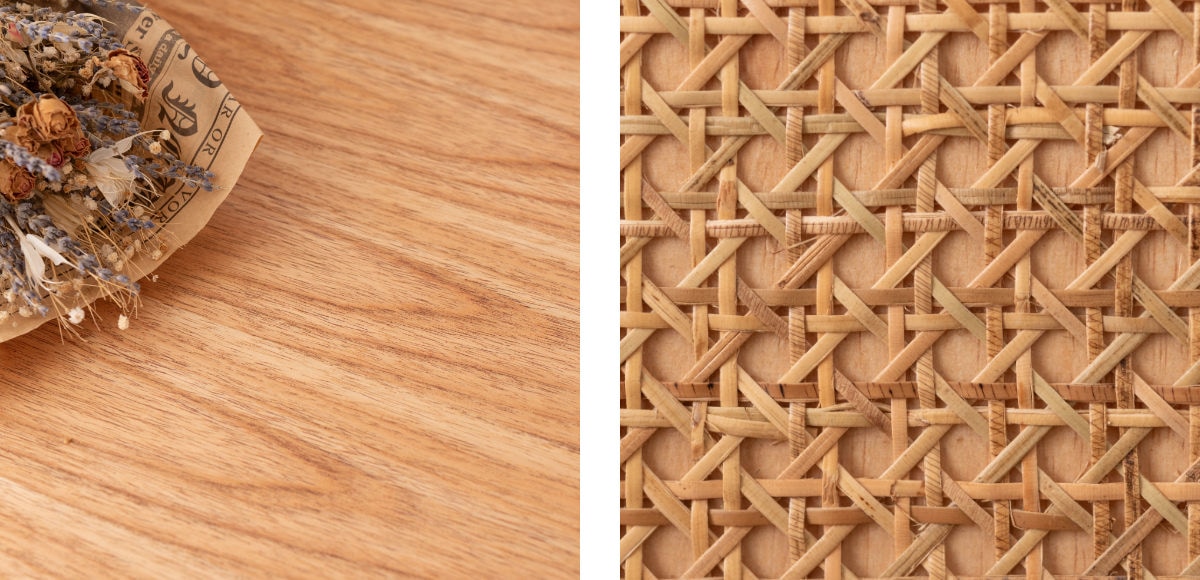 デスク シンプル 幅112cm 引出し付 ラタン 机 パソコンデスク オフィスデスク 籐 籐編み 籐製 かごめ 収納 木製 ナチュラル おしゃれ 完成品 天然素材