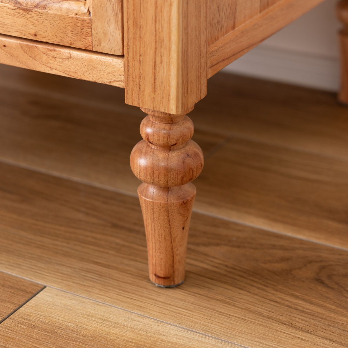 デスク シンプル 幅112cm 引出し付 ラタン 机 パソコンデスク オフィスデスク 籐 籐編み 籐製 かごめ 収納 木製 ナチュラル おしゃれ 完成品 天然素材