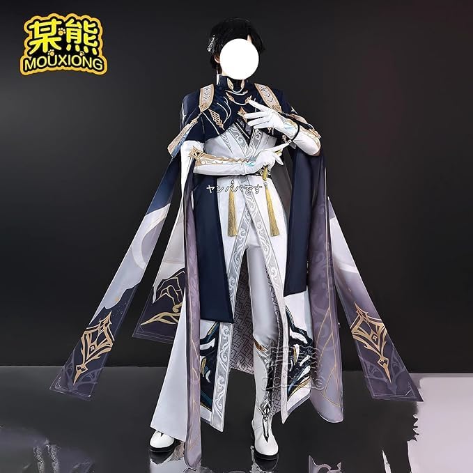 恋と深空 レイ流雲の帰る山 コスプレ衣装+ウィッグ +靴