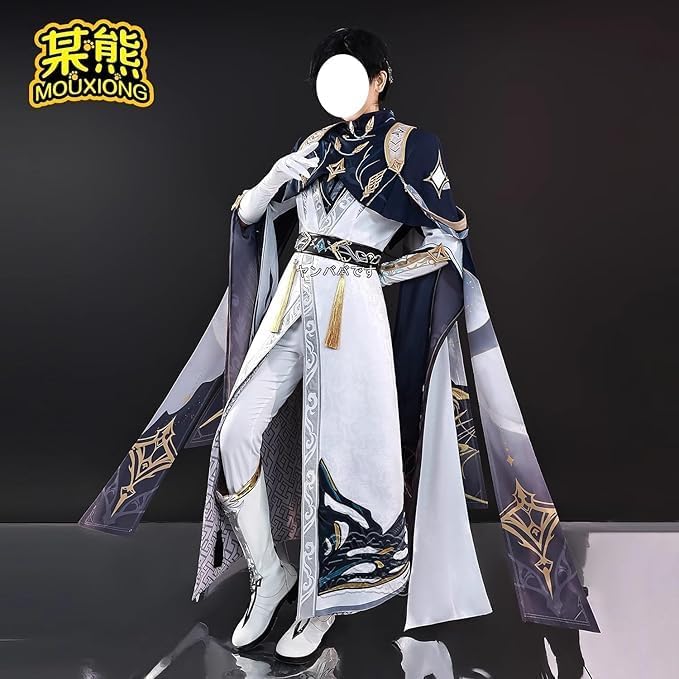 恋と深空 レイ流雲の帰る山 コスプレ衣装+ウィッグ +靴