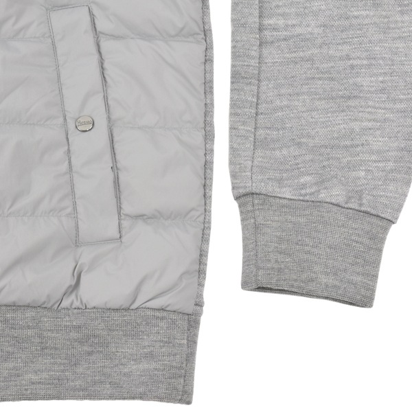 HERNO ヘルノ ウールピケ&ライトナイロン ストレッチ RESORT スウェットシャツ/JP00013UR 56013 9410 HERNO ヘルノ ウールピケ&ライトナイロン ストレッチ RESORT スウェットシャツ/JP00013UR 56013 9410