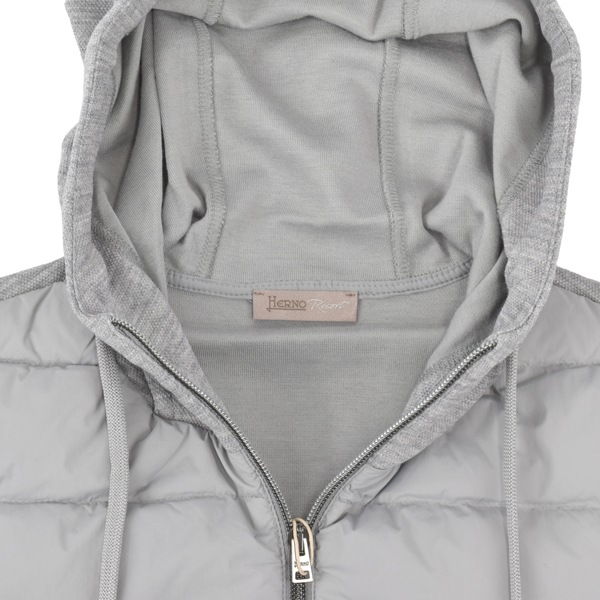 HERNO ヘルノ ウールピケ&ライトナイロン ストレッチ RESORT スウェットシャツ/JP00013UR 56013 9410 HERNO ヘルノ ウールピケ&ライトナイロン ストレッチ RESORT スウェットシャツ/JP00013UR 56013 9410