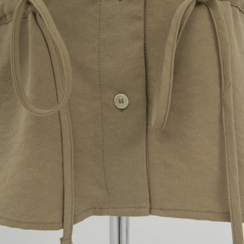 クリック＆ファニーベルポケットストリングシャツ