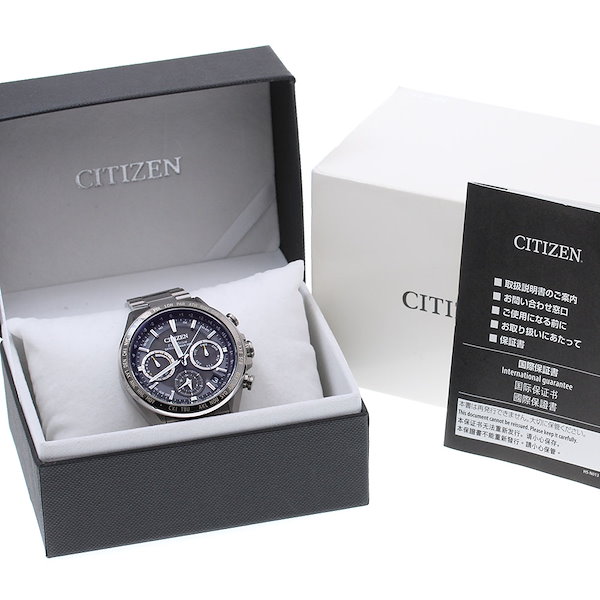 シチズン CITIZEN F950-T026648/CC4015-51E アテッサ エコドライブ ソーラー電波 メンズ  箱保証書付き_831807【中古】