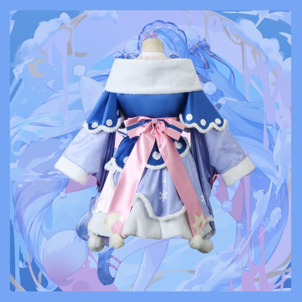 ロリータセット 仮装 変装 ハロウィン コスチューム コスプレ衣装 雪ミク 2023 MIKU SNOW VOCALOID 初音ミク スーツ ハロウィン 2023年新作入荷コスプレ