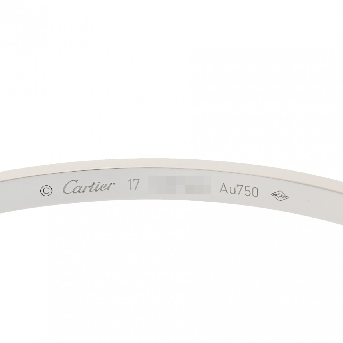 ラブブレスレット SM #17 パヴェダイヤ CRN6710817 レディース K18ホワイトゴールド ブレスレット Aランク 中古 銀蔵 ラブブレスレット SM #17 パヴェダイヤ CRN6710817 レディース K18ホワイトゴールド ブレスレット Aランク 中古 銀蔵