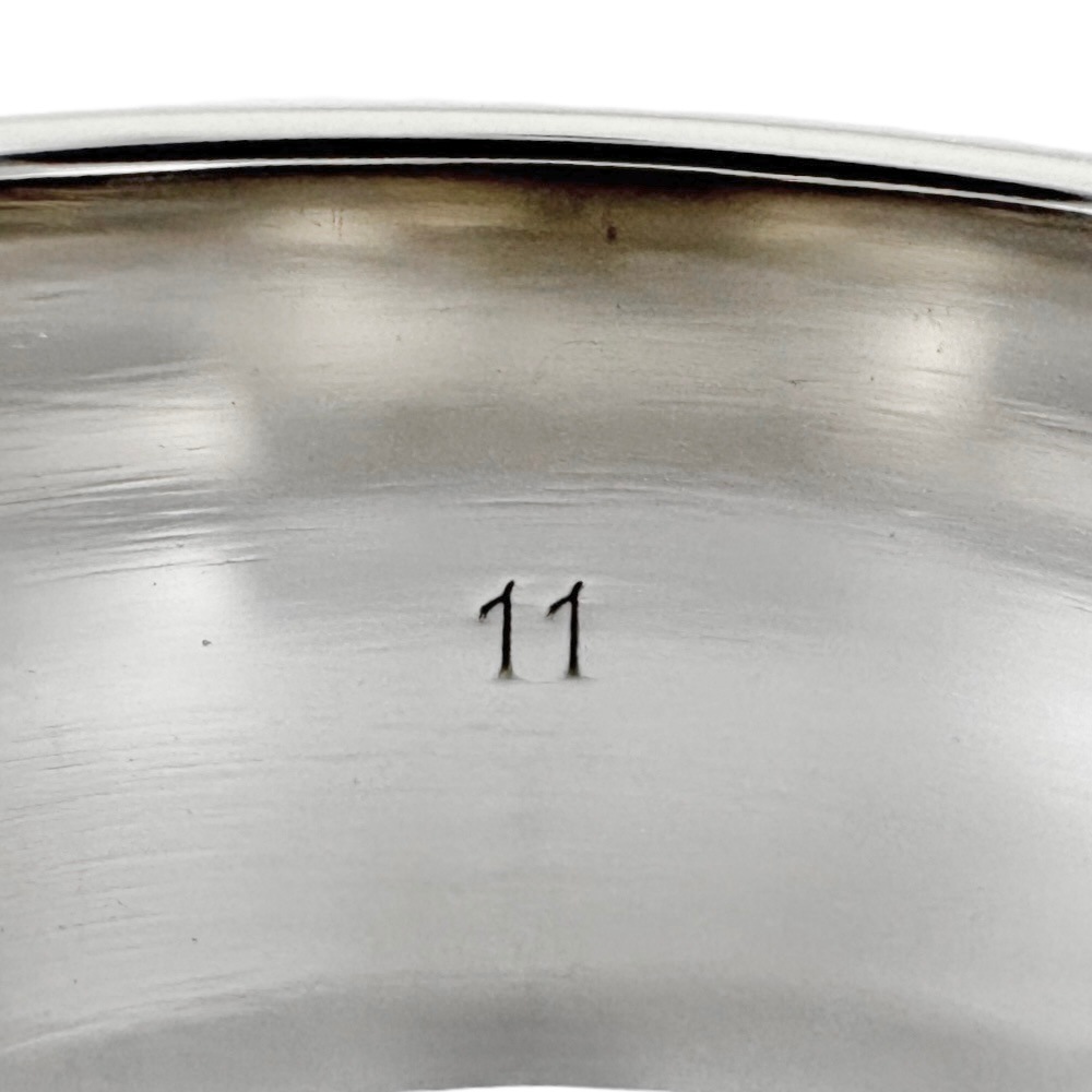 グッチ アイコンワイド リング 指輪 10.5号 18金 K18ホワイトゴールド GUCCI 中古 美品 グッチ アイコンワイド リング 指輪 10.5号 18金 K18ホワイトゴールド GUCCI 中古 美品