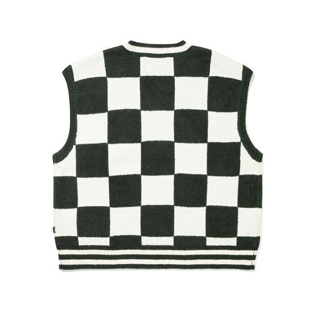 【ROMANTIC CROWN】CHECKER BOARD TERRY VEST 【ROMANTIC CROWN】CHECKER BOARD TERRY VEST