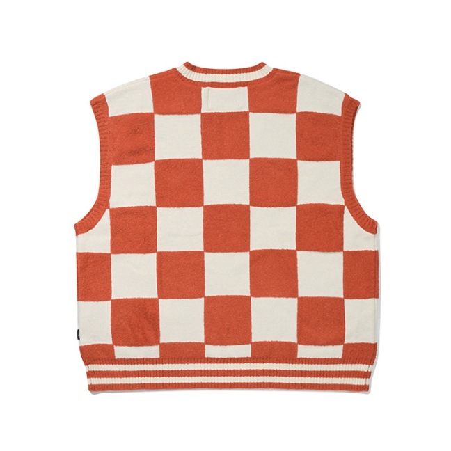 【ROMANTIC CROWN】CHECKER BOARD TERRY VEST 【ROMANTIC CROWN】CHECKER BOARD TERRY VEST