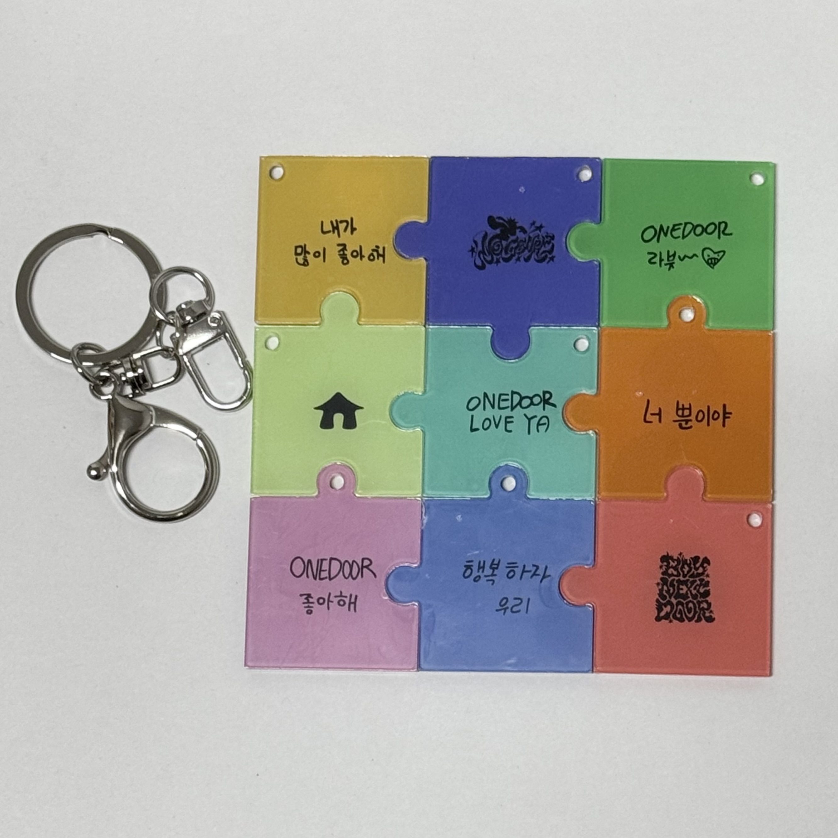 [BOYNEXTDOOR] 4th EP Album No Genre Broadcast Mini Fanmeeting Gift - Double sided Keyring