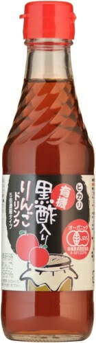 光食品 有機黒酢入りりんごドリンク (希釈用) 250ml 瓶 12本入 酢飲料 林檎 黒酢飲料 光食品 有機黒酢入りりんごドリンク (希釈用) 250ml 瓶 12本入 酢飲料 林檎 黒酢飲料
