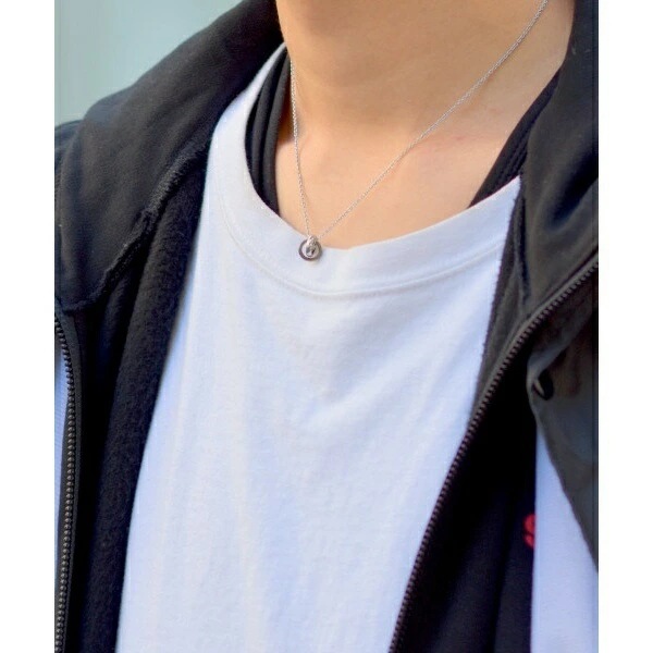 ネックレス メンズ LH 1 【WEB限定】 ネックレス ペンダント ファインスタッドダブルリングネックレス サージカルステンレス LH-03NE0065 【ネコポス】 ネックレス メンズ LH 1 【WEB限定】 ネックレス ペンダント ファインスタッドダブルリングネックレス サージカルステンレス LH-03NE0065 【ネコポス】