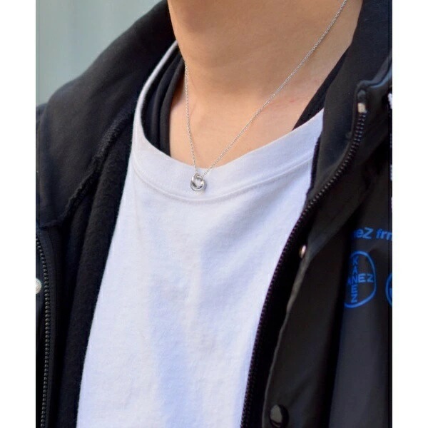 ネックレス メンズ LH 1 【WEB限定】 ネックレス ペンダント ファインスタッドダブルリングネックレス サージカルステンレス LH-03NE0065 【ネコポス】 ネックレス メンズ LH 1 【WEB限定】 ネックレス ペンダント ファインスタッドダブルリングネックレス サージカルステンレス LH-03NE0065 【ネコポス】