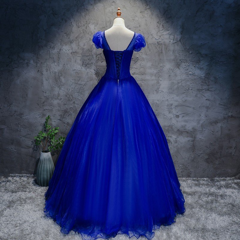 カラードレス ロングドレス 演奏会 コンサート パーティードレス ウェディング 二次会 プリンセス 結婚式 ステージ衣装 大きいサイズ ブルー