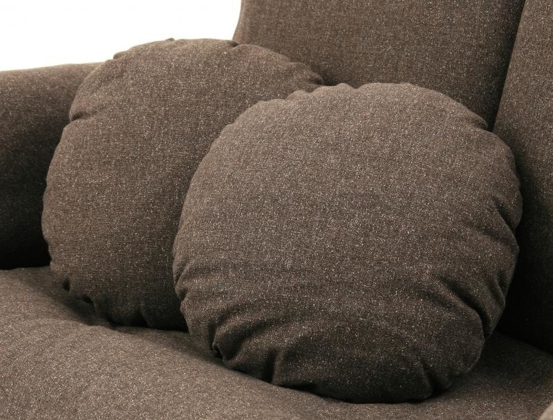 フレックスソファ[フラネ]ロウポジション ブラウン