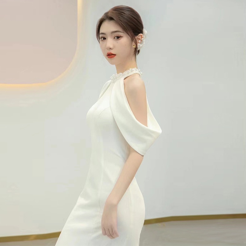 ウェディングドレス白 レッド パーティードレス 結婚式二次会 半袖 長袖ドレス オフショルダー 前撮りワンピース Aライン マーメイド 花嫁ロングドレスお呼ばれ 20代30代40代