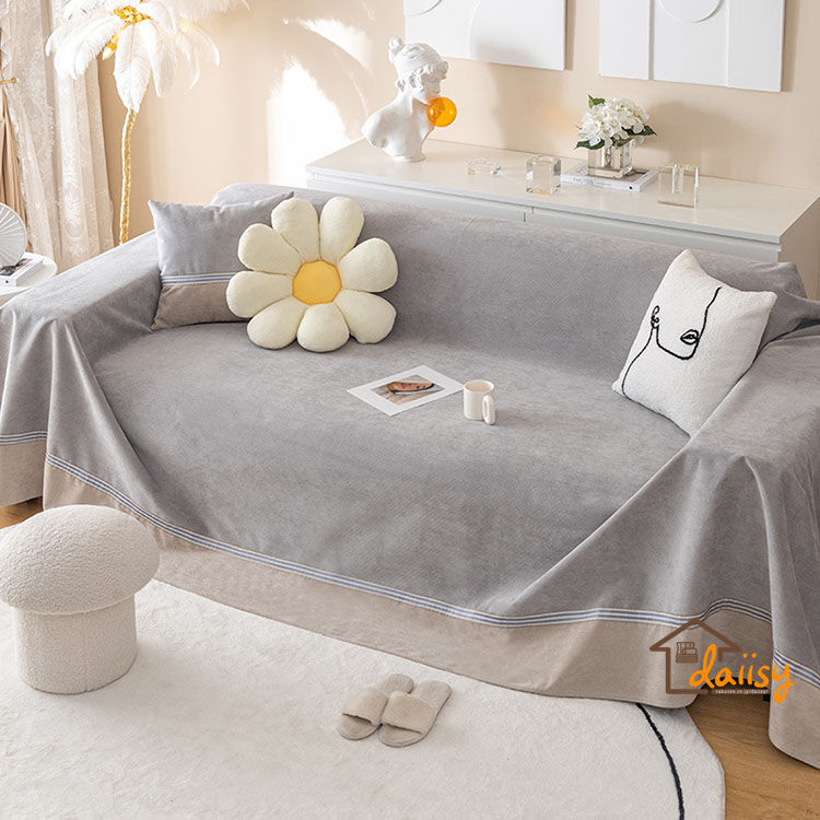 200*340cm 防水マルチカバー ソファー 北欧 長方形 おしゃれ 撥水ソファーカバー 1人掛け 2人掛け 3人掛け 4人掛け こたつカバー ベッドカバー シェニール生地 テーブルクロス ファブリ