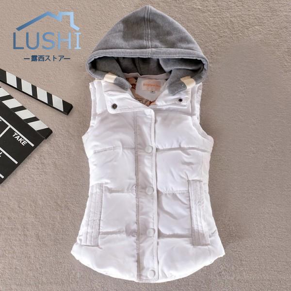 高級な質感ベストダウン風ベスト中綿ベストダウンジャケットレディースアウタートップスフード付き大きいサイズ暖かい防風防寒撥水加防寒着 高級な質感ベストダウン風ベスト中綿ベストダウンジャケットレディースアウタートップスフード付き大きいサイズ暖かい防風防寒撥水加防寒着