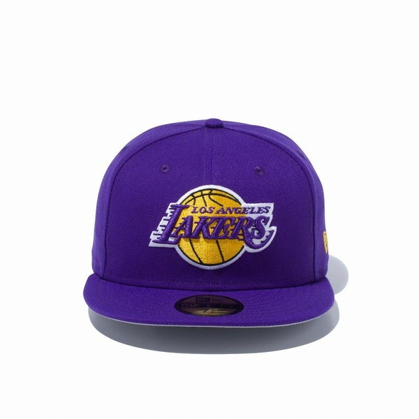 ニューエラ NEW ERA 59FIFTY ロサンゼルス・レイカーズ パープル チームカラー 14525215