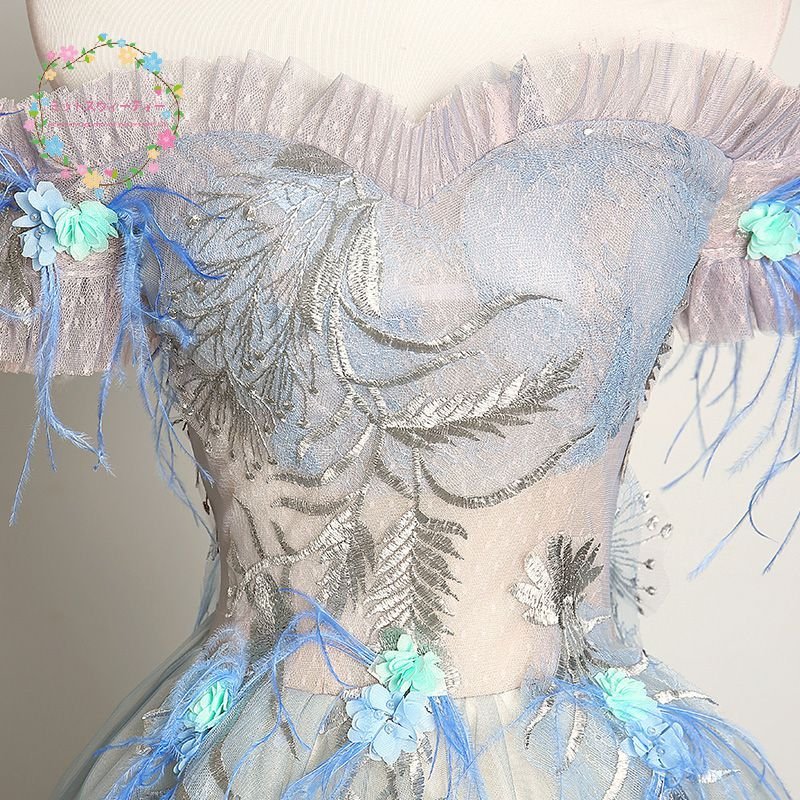 カラードレス ロングドレス パーティードレス ベージュ 青 ブルー オフショルダー ウェディングドレ カラードレス ロングドレス パーティードレス ベージュ 青 ブルー オフショルダー ウェディングドレ