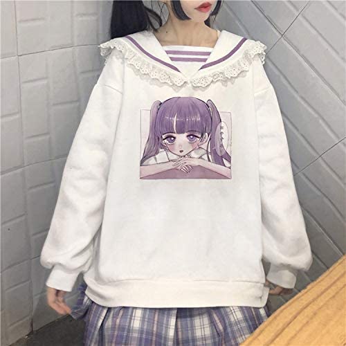 Lady Lazy ロリータ セーラー風 トレーナー 長袖 トップス フリル ぶかぶか 大きいサイ mdprevattcaulkingandwaterproofing.com