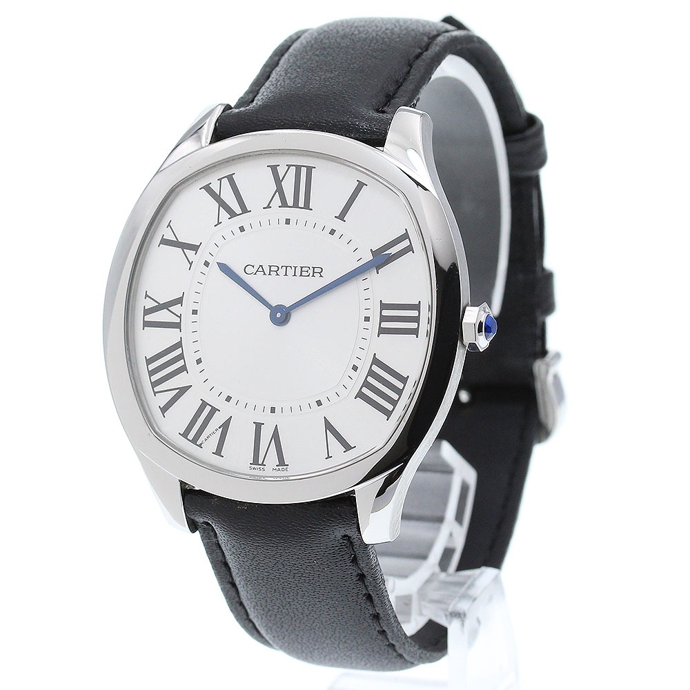 カルティエ CARTIER WSNM0011 ドライブ ドゥ カルティエ エクストラフラット 手巻き メンズ _862608【中古】