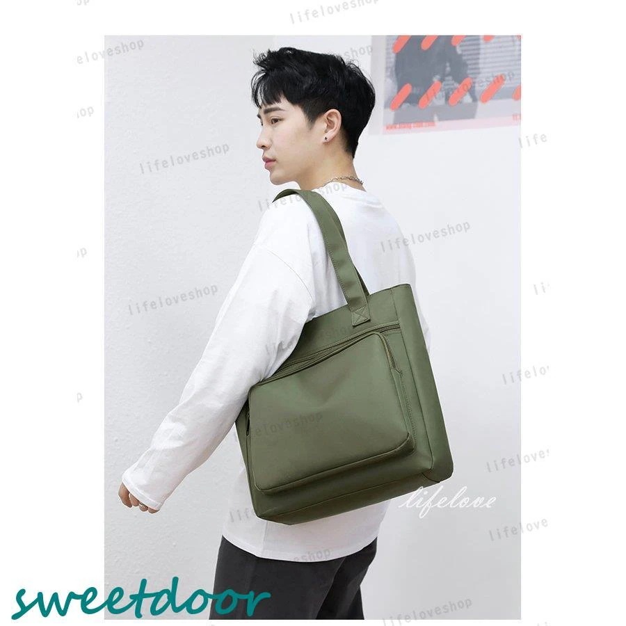 ビジネスバッグ メンズ 50代 トートバッグ a4 縦型 ナイロンバッグ トート 大きめ 手提げ 男性 かばん シンプル 撥水 通学 通勤 スポーツ 30代 40代