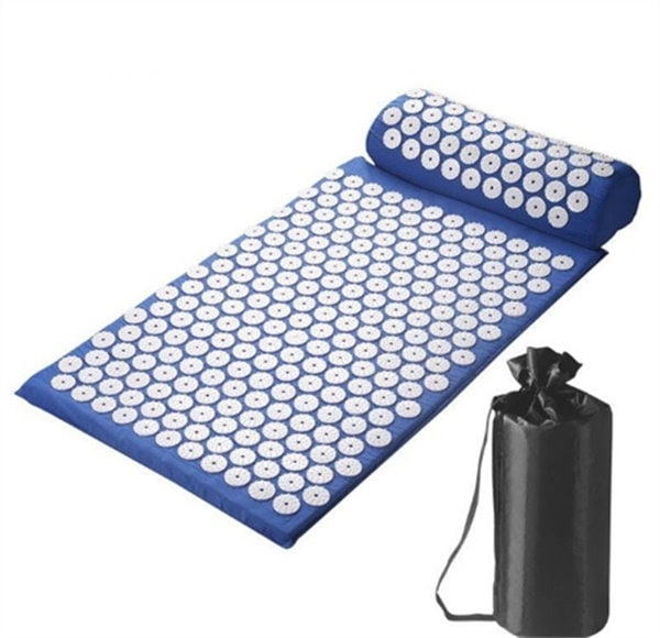 シャクティマット　正規品　青 Qoo10] 指圧スパイクマットヨガシャクティマットマ