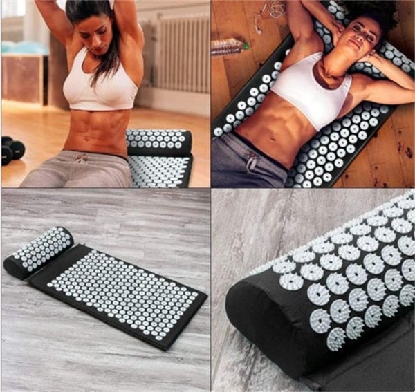 Qoo10] 指圧スパイクマットヨガシャクティマットマ
