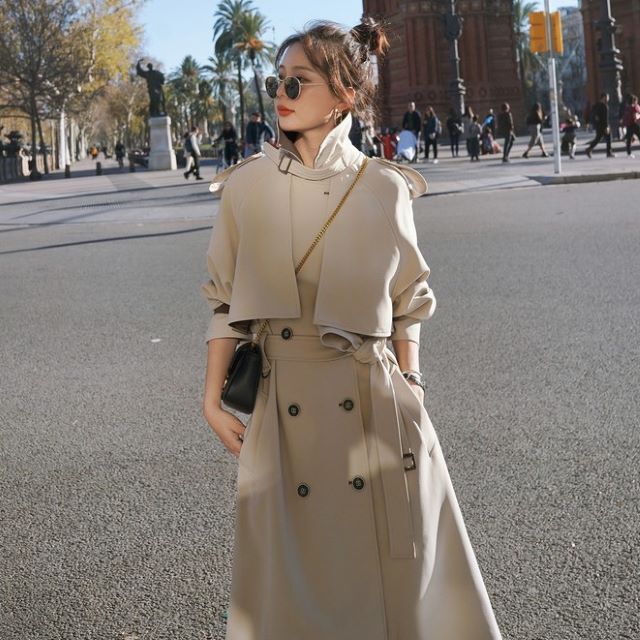春新作 トレンチコート 大きいサイズ レディース ロングコート レディース チェスターコート レディース 冬 バイカラー ベルト付 秋 ベージュ 春新作 トレンチコート 大きいサイズ レディース ロングコート レディース チェスターコート レディース 冬 バイカラー ベルト付 秋 ベージュ