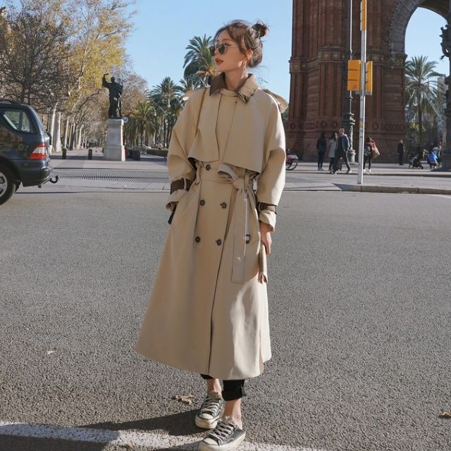 春新作 トレンチコート 大きいサイズ レディース ロングコート レディース チェスターコート レディース 冬 バイカラー ベルト付 秋 ベージュ 春新作 トレンチコート 大きいサイズ レディース ロングコート レディース チェスターコート レディース 冬 バイカラー ベルト付 秋 ベージュ