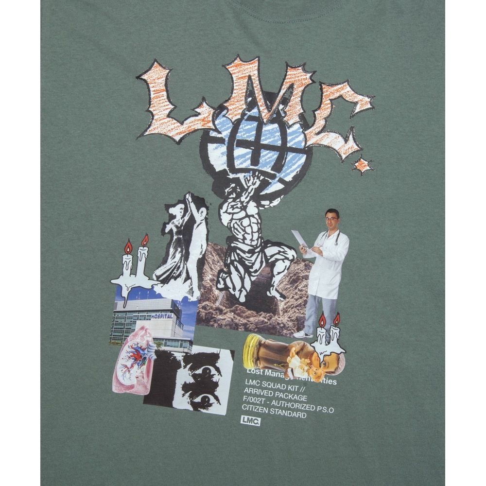 LMC RISE LONG SLV TEE グレーカーキ LMC RISE LONG SLV TEE グレーカーキ
