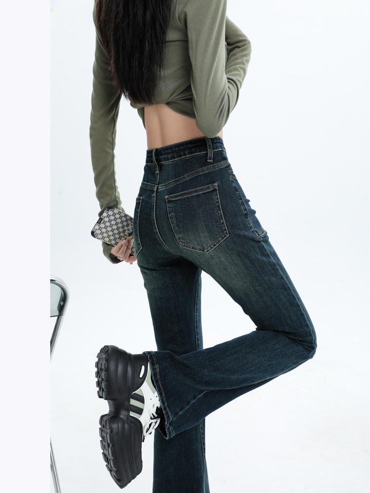 パンツ レディース 新作 2023 秋 プチパンツ ショートール フレアパンツ ハイウエスト アメリカンヴィンテージ ジーンズ パンツ レディース 新作 2023 秋 プチパンツ ショートール フレアパンツ ハイウエスト アメリカンヴィンテージ ジーンズ