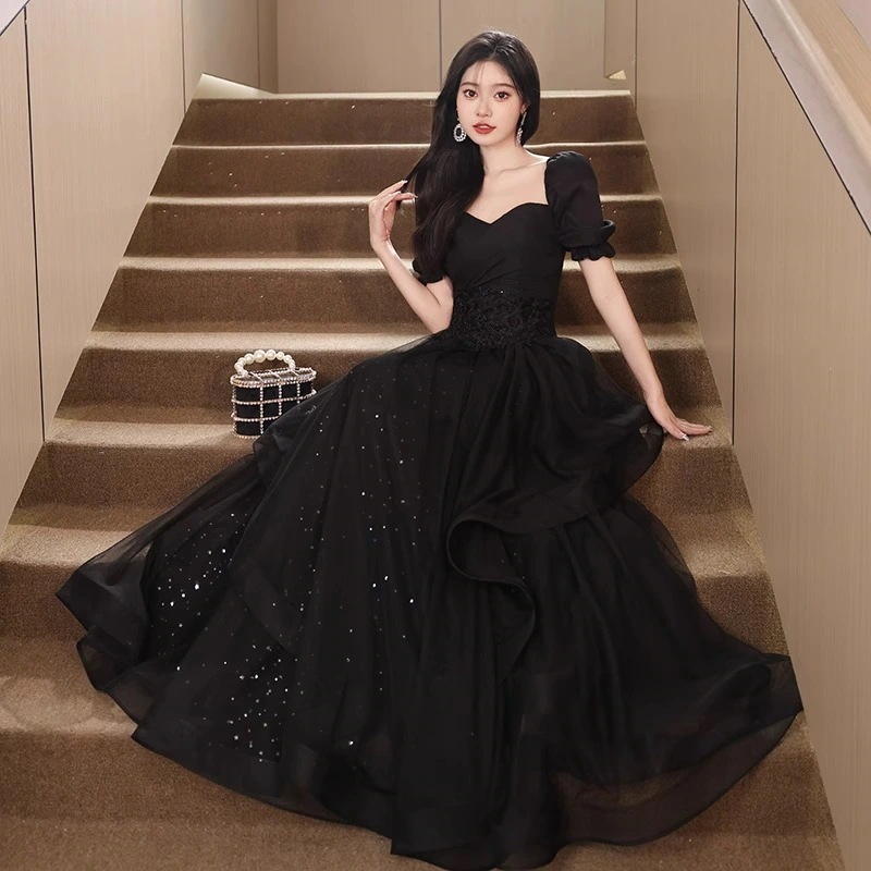 送料無料 新品追加 宴会ブラック ブルーイブニングドレス パーティードレス パーティー 司会者 成人式 ワン 送料無料 新品追加 宴会ブラック ブルーイブニングドレス パーティードレス パーティー 司会者 成人式 ワン