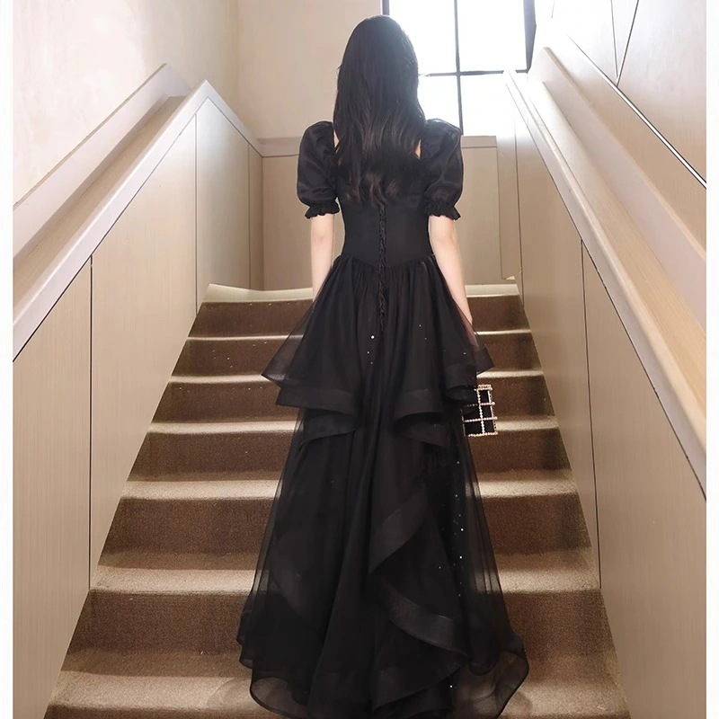 送料無料 新品追加 宴会ブラック ブルーイブニングドレス パーティードレス パーティー 司会者 成人式 ワン 送料無料 新品追加 宴会ブラック ブルーイブニングドレス パーティードレス パーティー 司会者 成人式 ワン