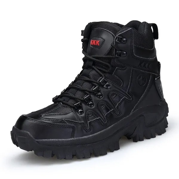 Military Tactical Boots Desert Combat Outdoor Army Hiking shoes Travel Botas Shoes Leather Autumn Ma