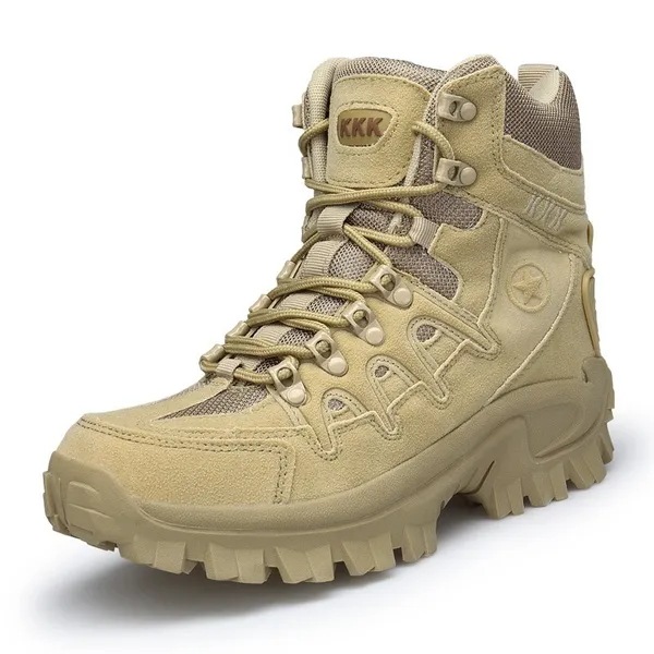 Military Tactical Boots Desert Combat Outdoor Army Hiking shoes Travel Botas Shoes Leather Autumn Ma