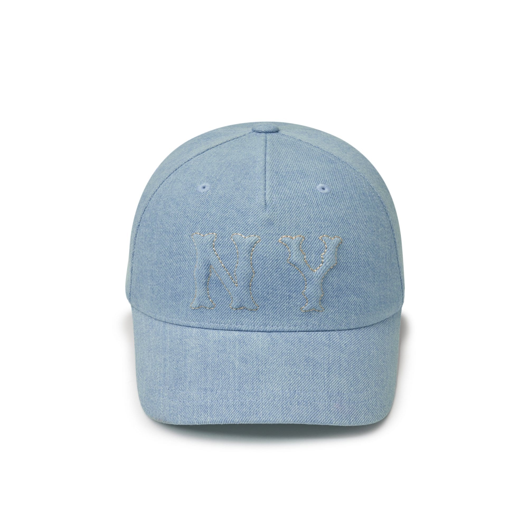 ONE POINT EMBO LOGO DENIM STRUCTURE BALL CAP